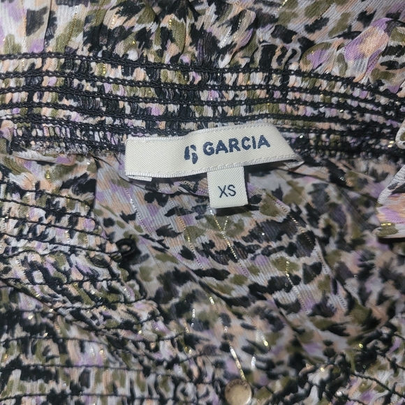 Garcia Chic Leopard Print Top and Skirt Set XS - Picture 8 of 8